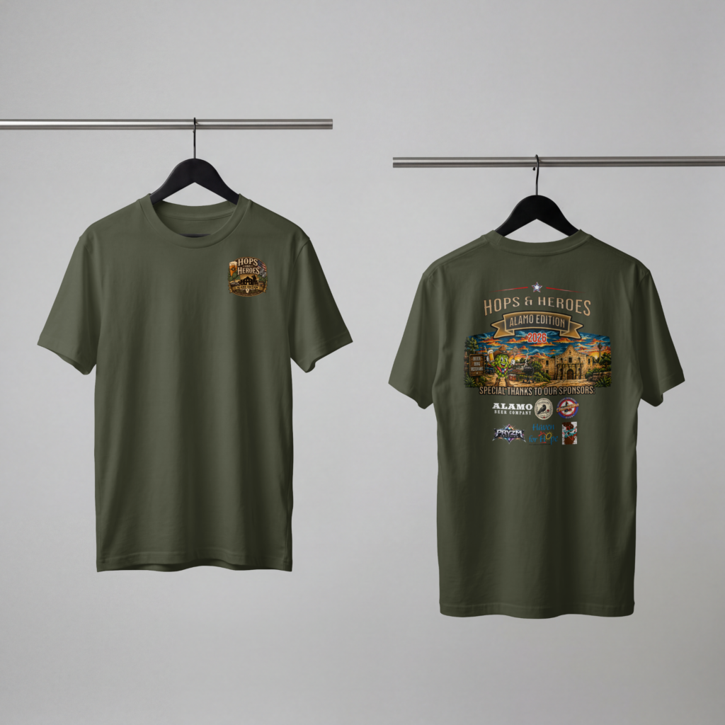 Official Hops and Heroes Shirt